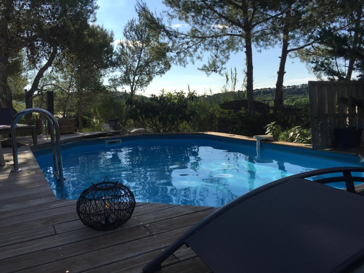 Villa En Bordure De Colline*Piscine*Clim*Netflix Les Matelles Dış mekan fotoğraf